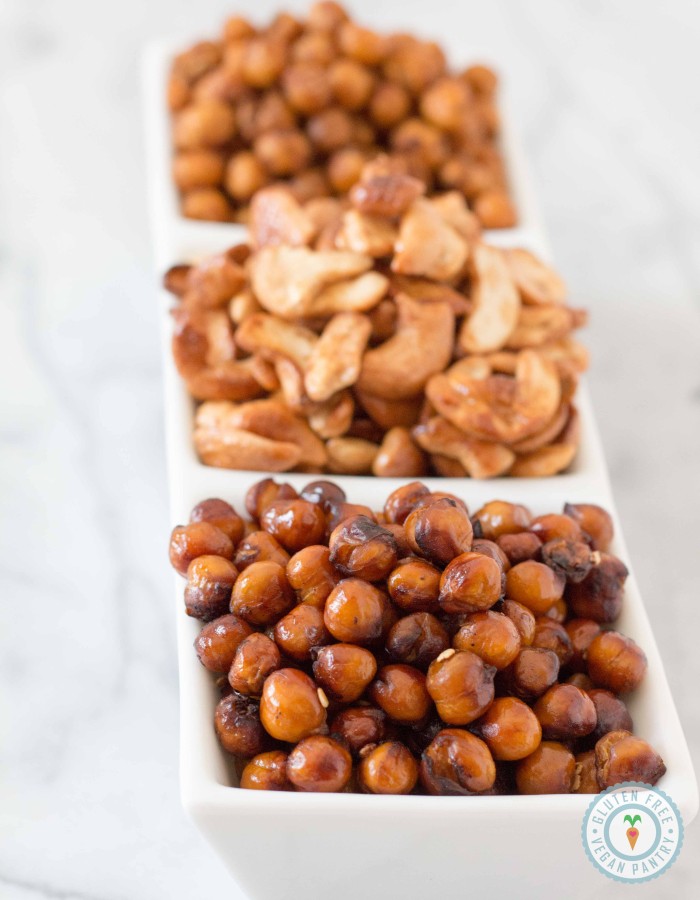 Spicy Salty Sweet Roasted Chickpea Mix