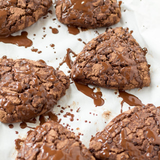 Triple Chocolate Scones – Vegan + Gluten-free